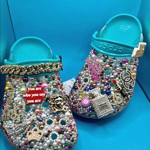 Woman’s Custom Made Crocs.For Indoor And Outdoor Wear.Water Compatible.